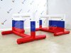Прямоугольные ворота с окнами Каскад 2.0
