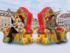 Надувной трон, праздничное кресло