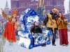 Надувной трон, праздничное кресло