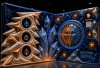 угловая сцена с декоративным элементом