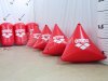 Надувная тактическая фигура Конверт маленький (Dorito small) для игры в пейнтбол, нёрф, лазертаг и арчеритаг
