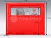 Надувная тактическая фигура Окно малое (Windows W-mini) для игры в пейнтбол, нёрф, лазертаг и арчеритаг