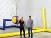 Надувной волейбол — игровой набор для воды, на пляже или суше