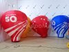 Воздушный рекламный шар на опоре
