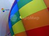 Воздушный рекламный шар на опоре