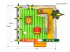 Надувной батут Затерянный мир — авторский коммерческий надувной батут на 40 м²