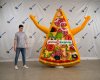 Зазывала Пица рекламная надувная фигура