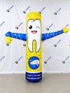 Зазывала надувная фигура для праздника и рекламы с логотипом и в фирменном стиле