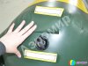 Банан надувной зимний Крокодил — буксируемый аттракцион