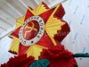 Надувная Звезда — декоративная фигура на опоре