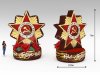 Надувная Звезда — декоративная фигура на опоре