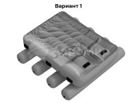 кровать серый (№1)