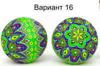 зеленый узор (№16)