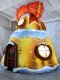 Колокольчик дом — новогодняя надувная конструкция с фото зоной внутри