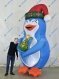Надувной Пингвин — надувная фигура Пингвина с невероятным эффектом снега и яркой подсветкой