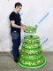 Мягкая пирамидка Ёлочка — праздничный игровой атрибут