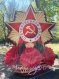 Надувная Звезда — декоративная фигура на опоре