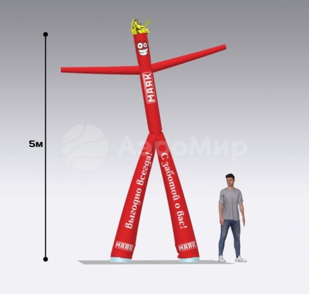 Аэромен на двух ногах — сложный