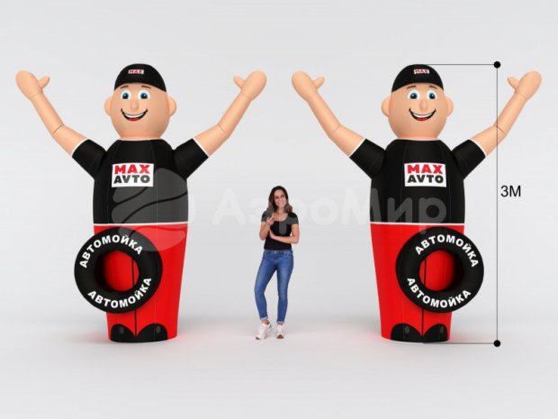 Аэромен машет рукой — сложный