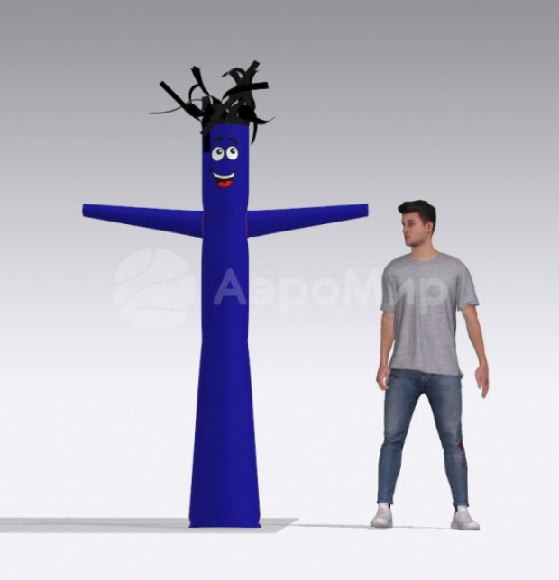 Аэромен на одной ноге — простой