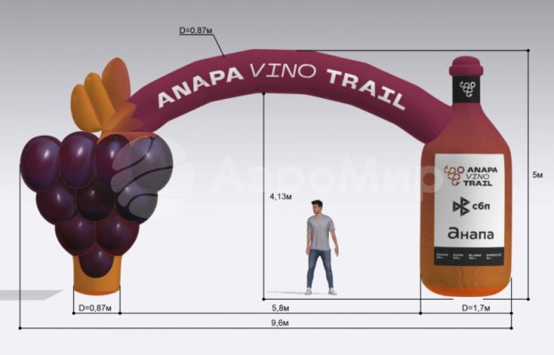 Круглая с декоративным элементом