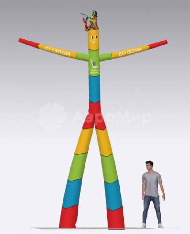 Аэромен на двух ногах — сложный