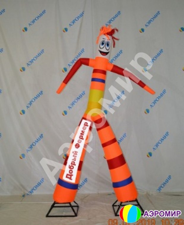 Аэромен на двух ногах — с логотипом