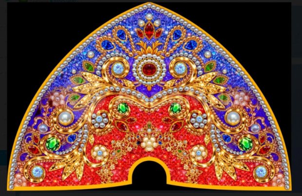 Мега кокошник