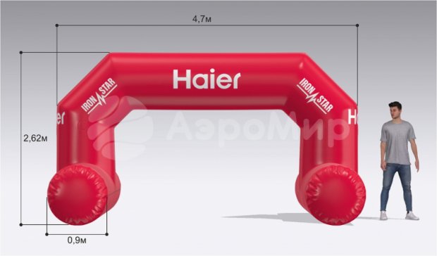 Трапеция герметичная на опорах