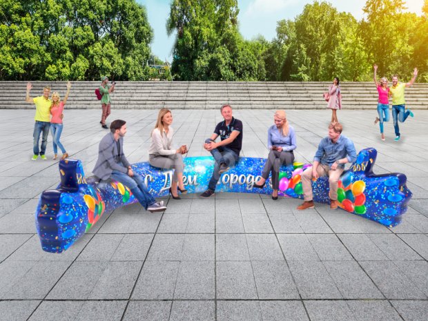 Скамейка-обнимашка