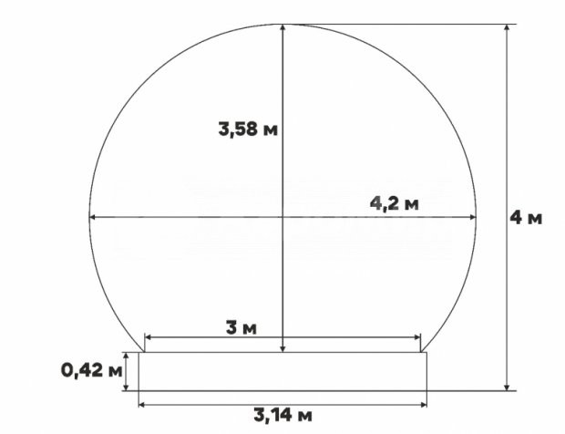 ЧУДО-ШАР Ø4м — БАЗОВЫЙ