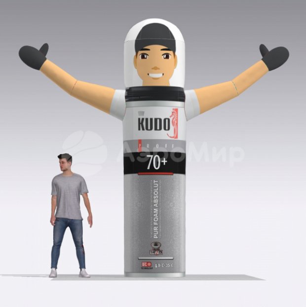 Аэромен машет рукой — простой