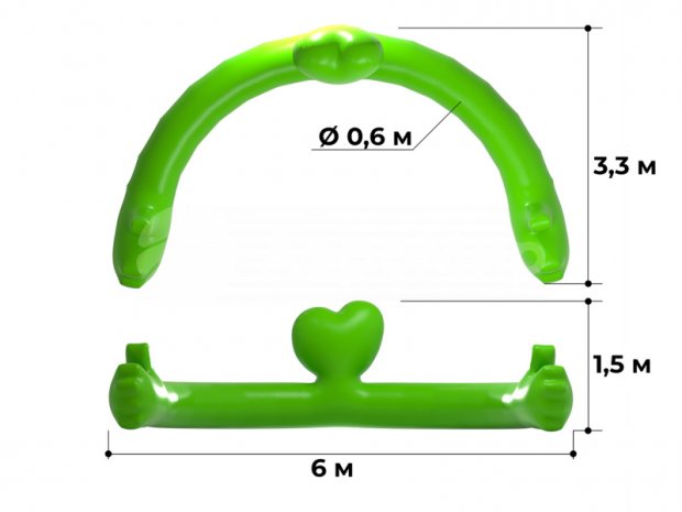 Скамейка-обнимашка