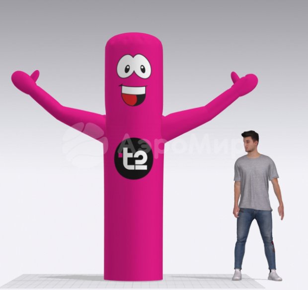 Аэромен машет рукой — простой