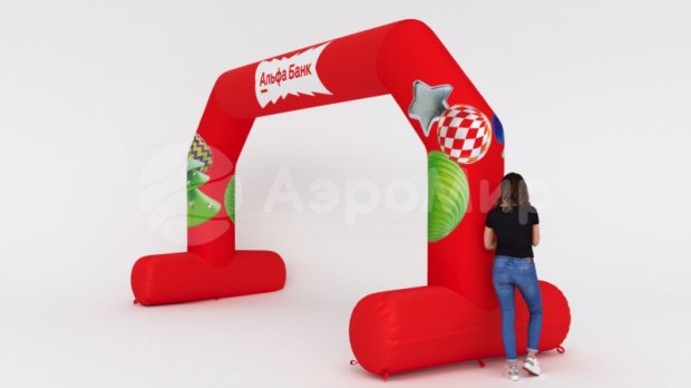 Трапеция на опорах Лайт, полноцветная