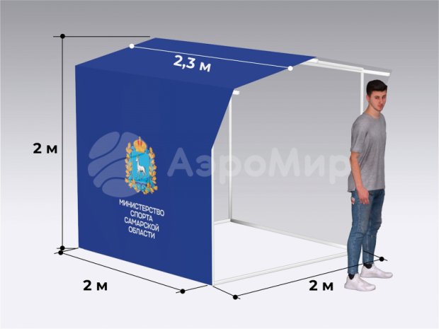 Каркасная палатка 2,0 х 2,0