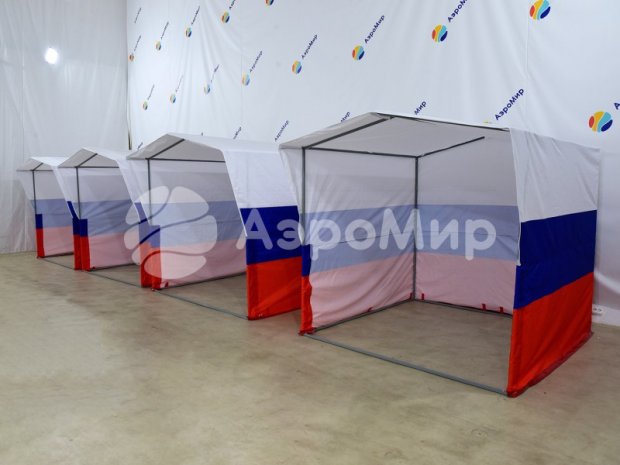 Каркасная палатка-шатёр 2,7 х 2,7