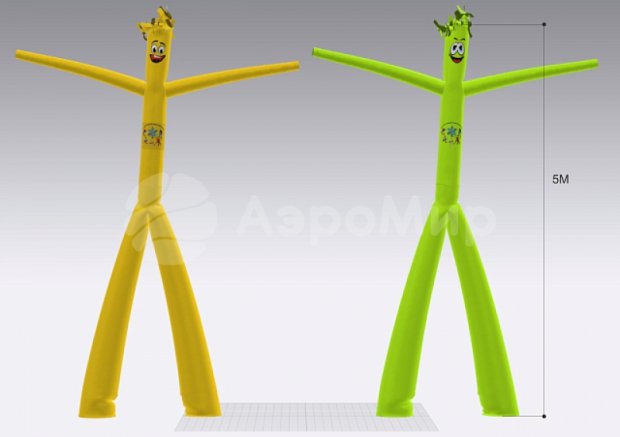 Аэромен на двух ногах — с логотипом