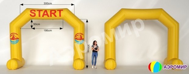 Трапеция герметичная на опорах