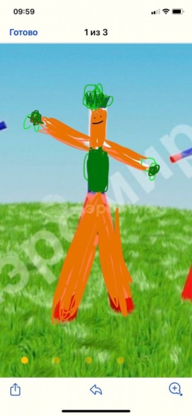 Аэромен на двух ногах — простой