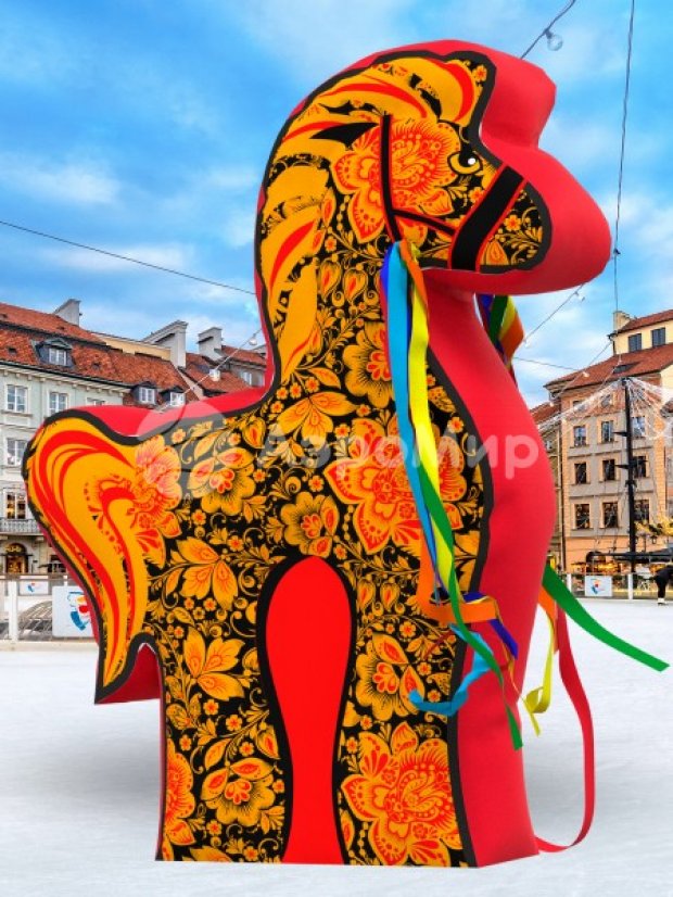 Конь контурный