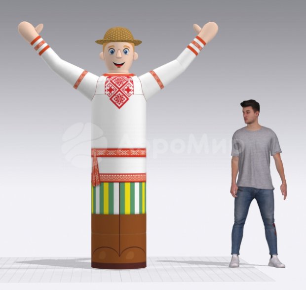 Аэромен машет рукой — сложный