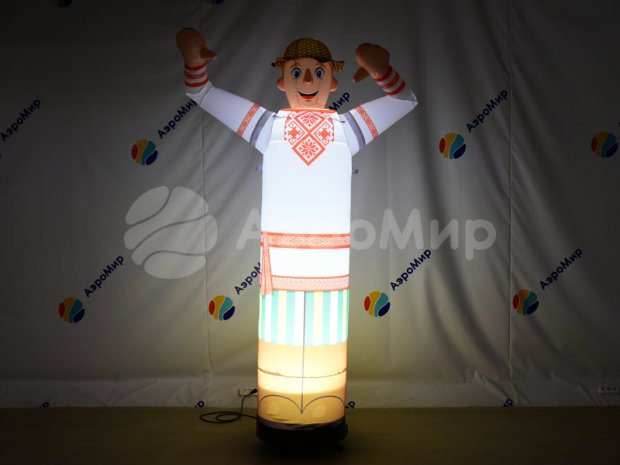 Аэромен машет рукой — сложный