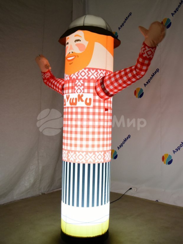 Аэромен машет рукой — сложный