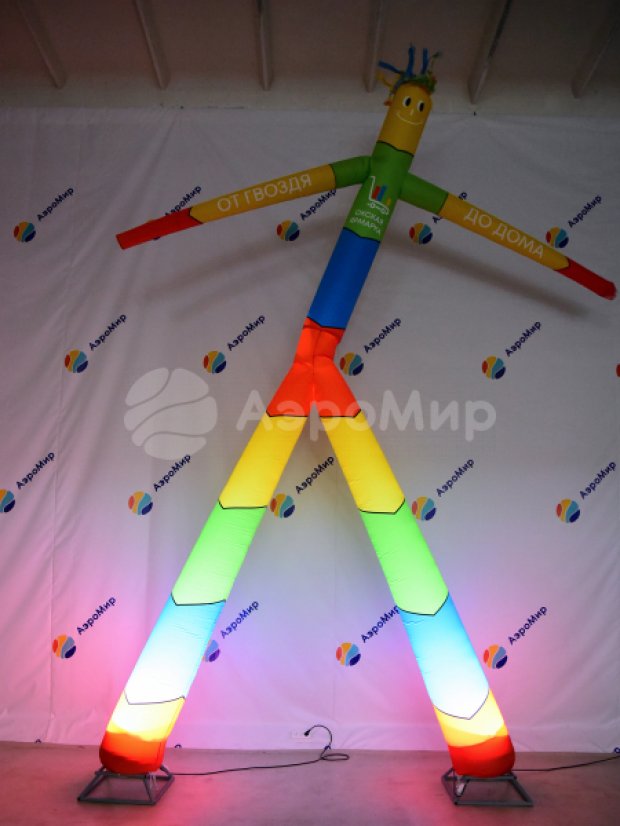 Аэромен на двух ногах — с логотипом