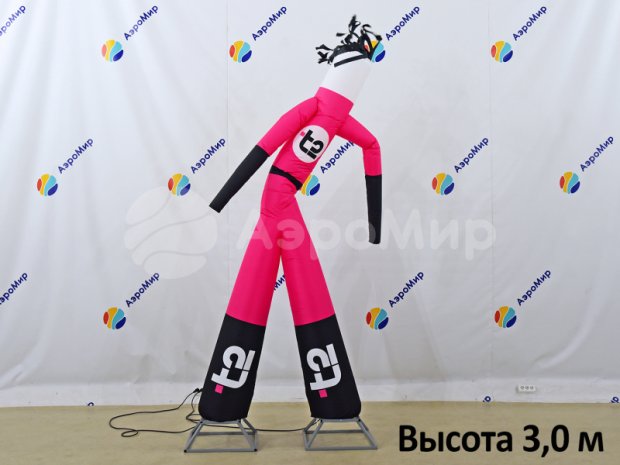 Аэромен на двух ногах — с логотипом