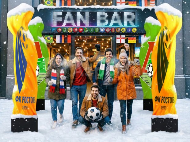 Аэрофонтан премиум с печатью