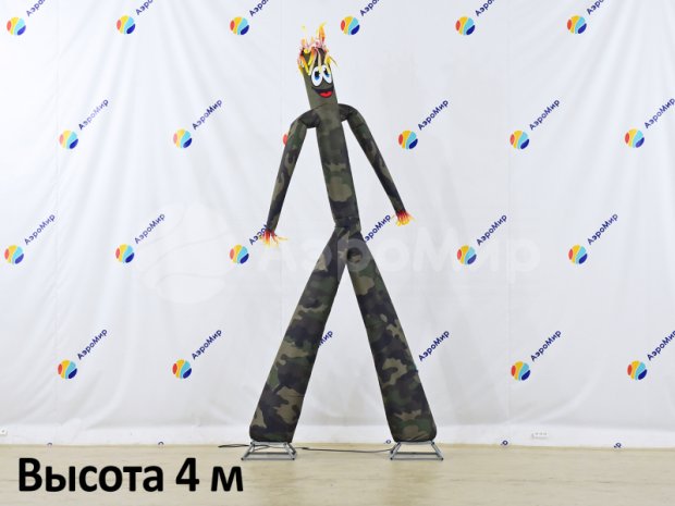 Аэромен на двух ногах — с логотипом