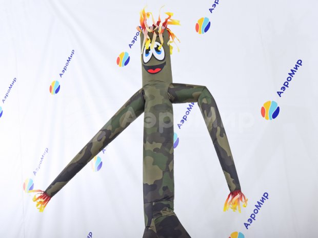 Аэромен на двух ногах — с логотипом