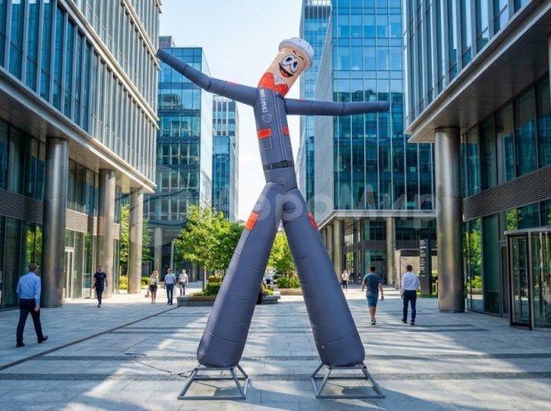 Аэромен на двух ногах — с логотипом